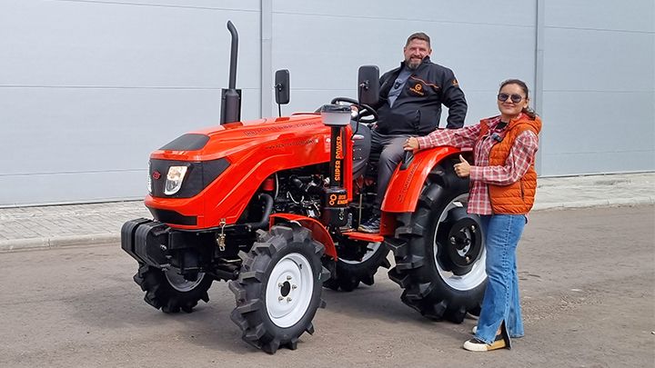 Первый час эксплуатации трактора Кентавр Т-244 RRO