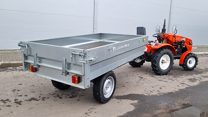 Обзор самосвального прицепа Flagman C/ПТТ — 1,0