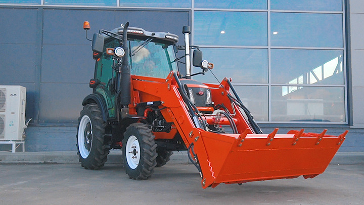 Обзор фронтального погрузчика Flagman Long для Кентавр Т-654