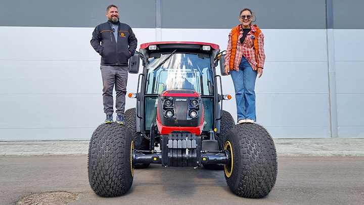 Первый час эксплуатации трактора Solis-GOLD 50C