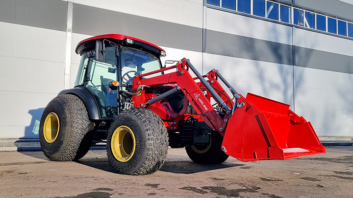 Обзор трактора Solis-Gold 50С на газонных шинах