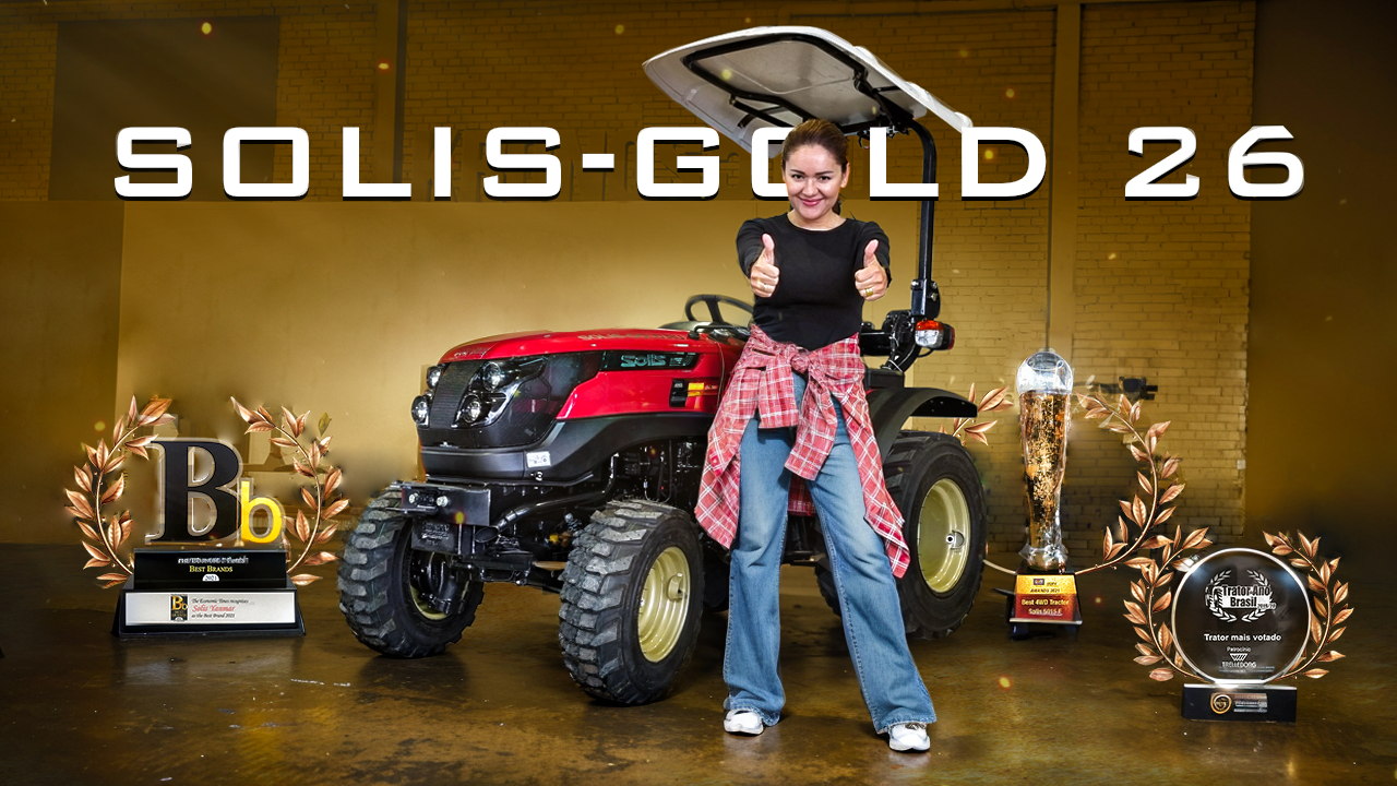 Обзор самого популярного минитрактора в мире - Solis-GOLD 26!