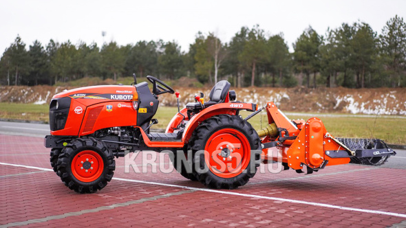 «Трактор Kubota | Кубота A211N-OP 9+3 (Kubota India) STD agri 7.00-12 / 8.3-20 (с ПСМ)» - фото 3
