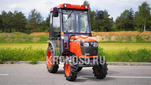 «Трактор Kubota | Кубота B2441С 9+3 (Kubota India) STD agri 7.00-12 / 8.3-20 (с ПСМ)» - фото 2