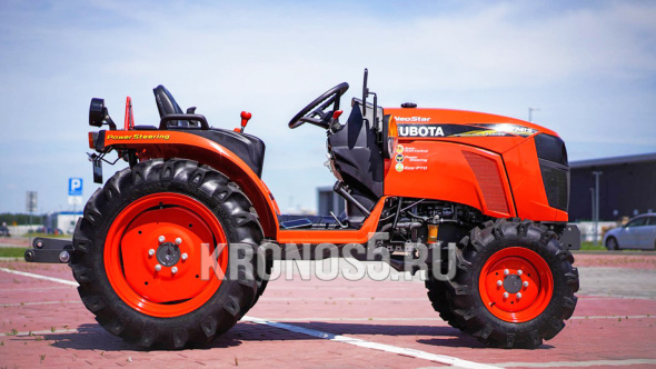 «Трактор Kubota | Кубота B2741S 9+3 (Kubota India) STD agri 7.00-12 / 8.3-20 (с ПСМ)» - фото 5